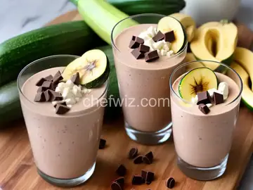 Don't Knock it Until You Try it Zucchini Chocolate Banana Nut Milkshake