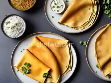 Dosa (Indian Rice-and-Lentil Crepes) Recipe