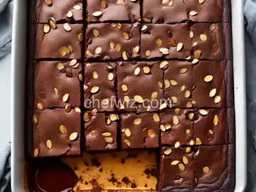 Double-Almond Chocolate Brownie