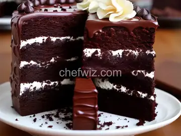 Double Chocolate Brownie Cake