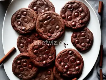 Double Chocolate and Espresso Cookies