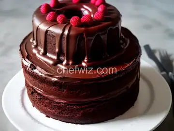 Double Fudge Cake with Chocolate Buttercream Frosting