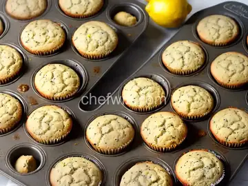 Double Lemon Poppy Seed Muffins