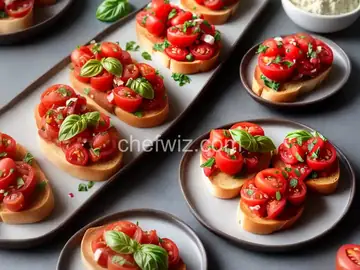 Double Tomato Bruschetta
