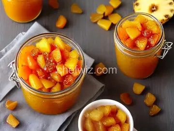 Dried-Apricot and Pineapple Jam Recipe