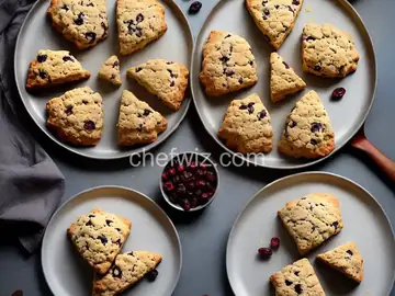 Dried Cranberry, Walnut, and Lemon Scones