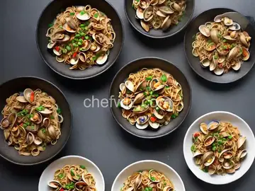 Drunken Clams and Noodles