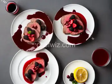 Duck Breast with Berry Sauce