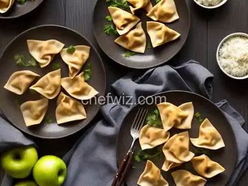 Duck and Apple Wontons