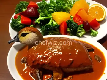 Duck in Orange Sauce