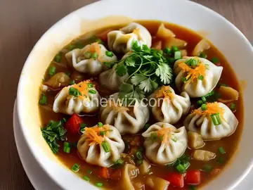 Dumplings with a Crispy Skirt