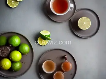 Earl Grey Tea and Lime Ice Pops