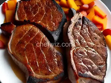 Early Autumn Smoked Pork Chops