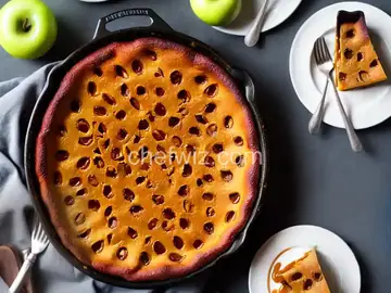 Easiest Caramel Apple Clafoutis