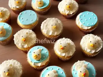 Easter Chick Cupcakes