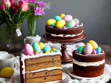 Easter Egg Cake