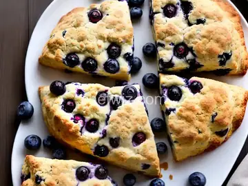 Easy Blueberry Cream Scones