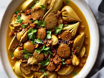 Easy Carciofi alla Romana (Roman Braised Artichoke Hearts)