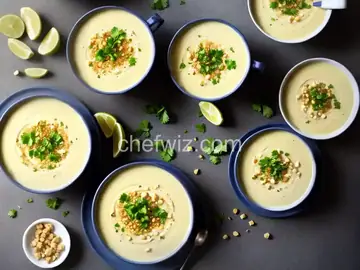 Easy Cauliflower Soup with Fresh Ginger