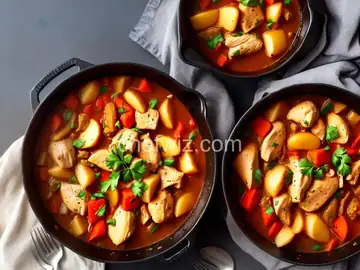 Easy Chicken Stew with Apple