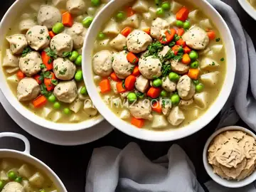 Easy Chicken and Dumplings with Vegetables