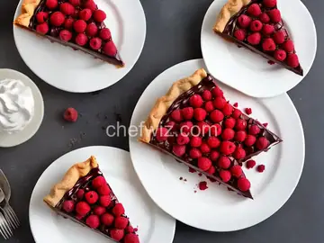 Easy Chocolate-Raspberry Cheese Pie