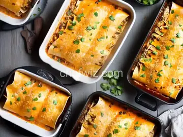 Easy Creamy Chicken Enchiladas