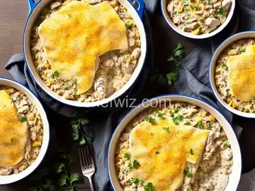 Easy Creamy Chicken and Rice Casserole