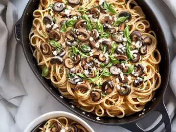 Easy Cremini Mushroom Pasta