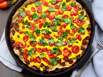 Easy Crescent Taco Bake