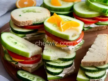 Easy Cucumber Party Sandwiches
