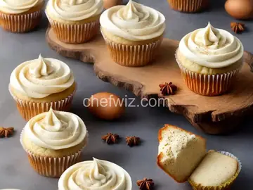 Easy Eggnog Cupcakes