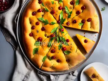 Easy Festive Focaccia