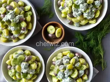 Easy Fingerling Potato Salad With Creamy Dill Dressing