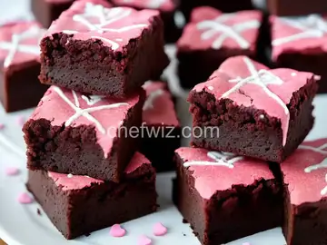 Easy Frosted Valentine's Brownies Recipe