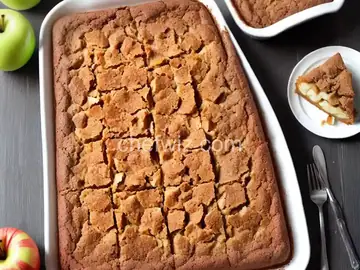 Easy German Apple Sheet Cake