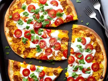Easy Hash Brown Breakfast Pizza