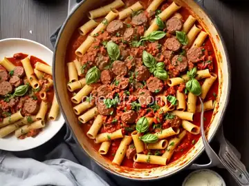 Easy Italian Sausage and Rigatoni