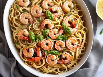 Easy Lemon Shrimp Pasta