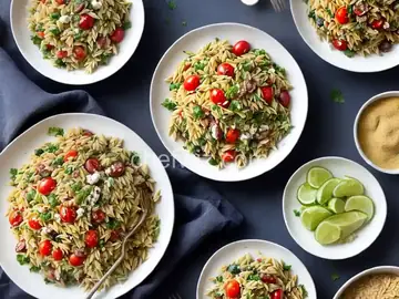 Easy Mediterranean Orzo Salad