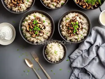 Easy Mushroom Rice