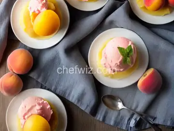 Easy Peach Sorbet Recipe