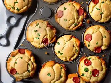 Easy Pepperoni Pizza Muffins