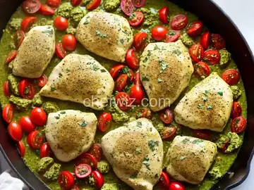 Easy Pesto Chicken Skillet