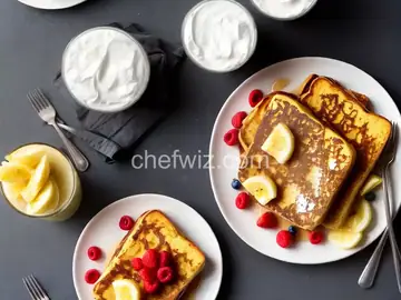 Easy Pina Colada French Toast