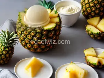 Easy Pineapple Sorbet