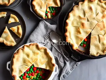 Easy Pot Pie with Biscuits