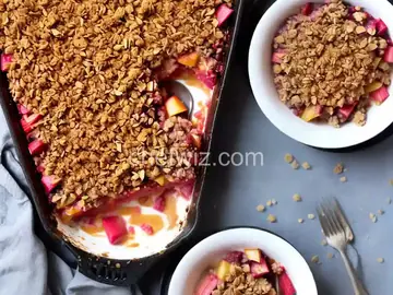 Easy Rhubarb Crisp