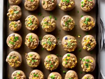 Easy Sausage Stuffed Mushrooms