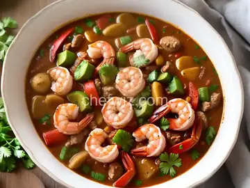Easy Sausage and Shrimp Gumbo